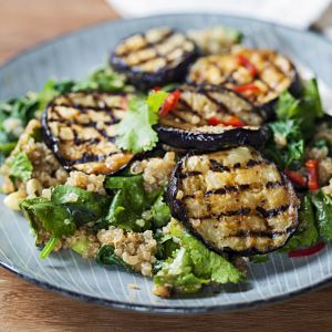 Eggplant Spinach Salad 2