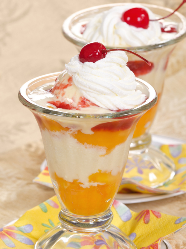 Peach Parfait